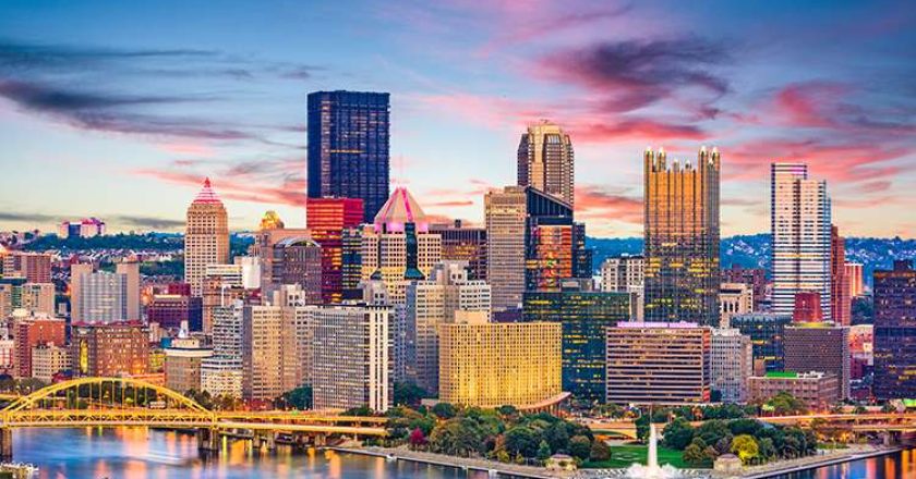 Pittsburgh, Pennsylvania, River and Skyline